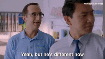 comedy he's different now GIF by Kim's Convenience