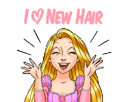 Rapunzel Newhair Sticker by Vitabe Brasil Comercio e Serv. Alimentares - EIRELI