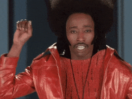 Movie gif. Eddie Griffin as Undercover Brother holds up a fist and says, “solid.”