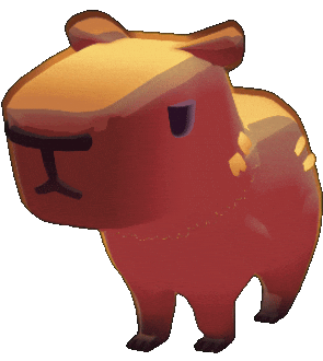 Angry Capybara Sticker by Kitten Cup Studio