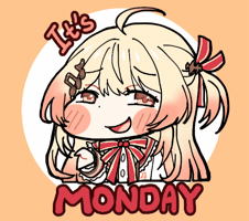 Monday Chibi GIF