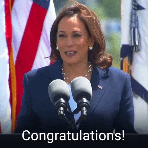 Happy Kamala Harris GIF by The Democrats
