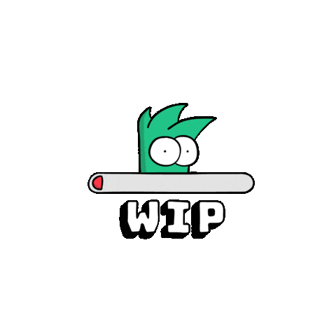 Sending Work In Progress Sticker