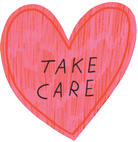 Take Care Love Sticker by Manjit Thapp