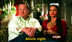 Modern family movie night gif - find & share on giphy