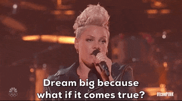 Pink Dream Big GIF by Billboard Music Awards