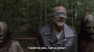I Want To Join Jeffrey Dean Morgan GIF by The Walking Dead