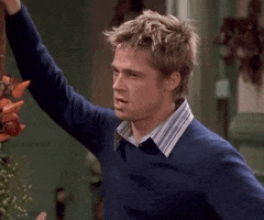 Angry Brad Pitt GIF by Friends