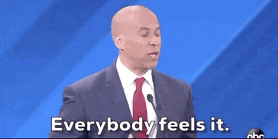Democratic Debate Everybody Feels It GIF by GIPHY News