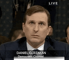 Stare Impeachment GIF by GIPHY News