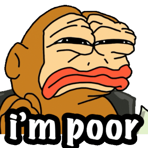 Nomoney Needmoney Sticker