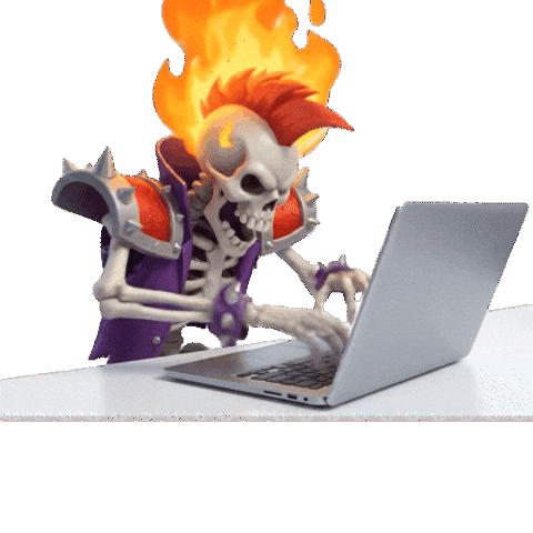 Working On Fire Sticker