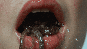 Lips Throw Up GIF