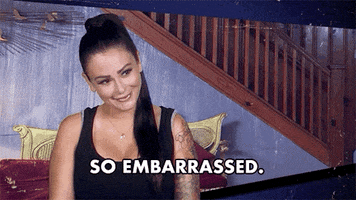 Embarrassed Jersey Shore GIF by Jersey Shore Family Vacation