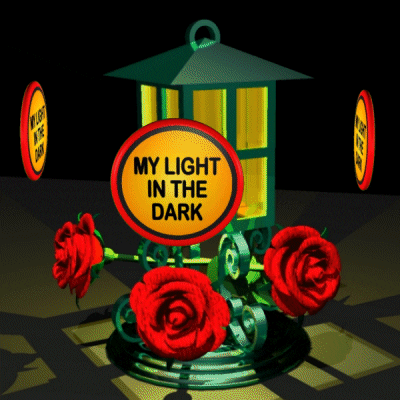 Candle Roses GIF