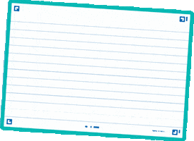 Turquoise Flashcards GIF by Hamelin Brands