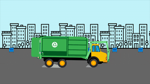 Truck Recycling GIF by ONgov - Find & Share on GIPHY
