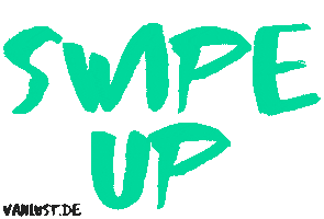Swipe Up Sticker by Vanlust - Bewusst auf Rädern