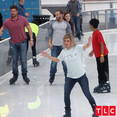 Figure Skating Fall GIF by TLC