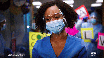 Chicago Med Mask GIF by NBC