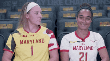 Womens Soccer Reaction GIF by Maryland Terrapins