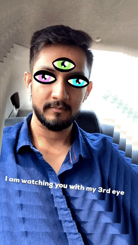 I Am Watching You GIF by Digital Pratik ™