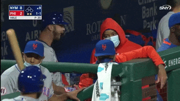 New York Mets Head GIF by SNY