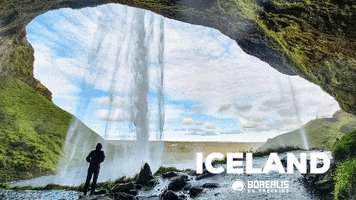 Waterfall Iceland GIF by Borealis on trekking