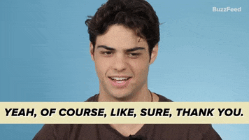 Noah Centineo Thank You GIF by BuzzFeed
