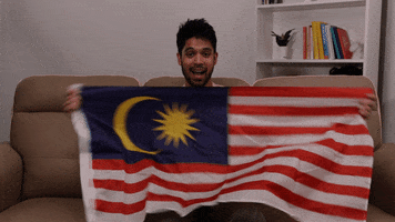 Happy Jalur Gemilang GIF by Clocking In