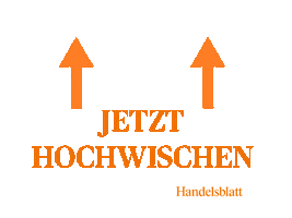 Swipeup Hochwischen Sticker by Handelsblatt