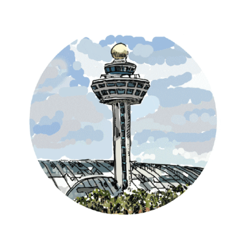 Travel Airport Sticker by Klosh