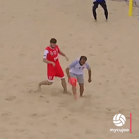 Beach Soccer Goal GIF by ELEVEN SPORTS