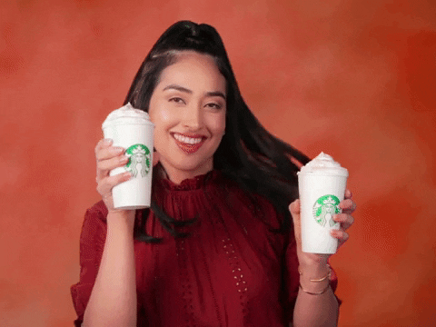 Happy Pumpkin Spice GIF by Starbucks - Find & Share on GIPHY