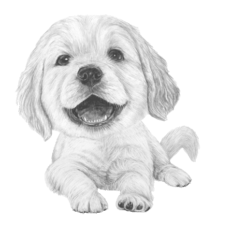 Golden Retriever Dog Sticker by AniCura Nederland