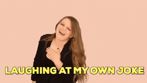 Im Laughing At Myself GIFs - Get the best GIF on GIPHY
