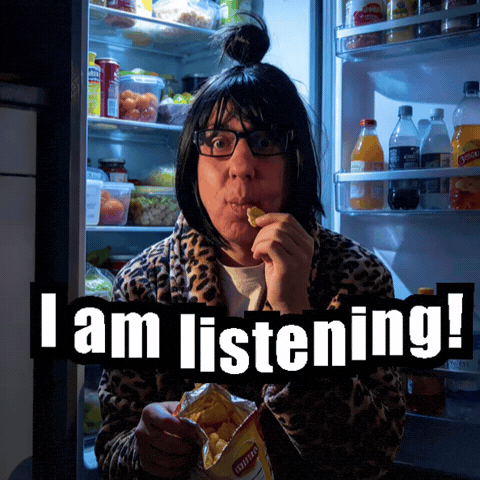 I Am Listening GIF by Gibo Hopar