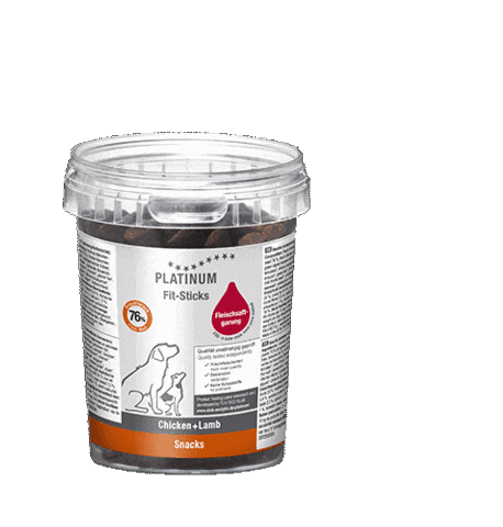 Snacks Dogfood Sticker by PLATINUM