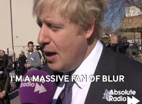 Boris Johnson Blur GIF by AbsoluteRadio