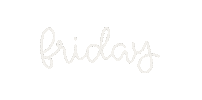 Friday Lettering Sticker