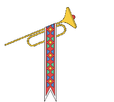Announcement Trumpet Sticker by music-element