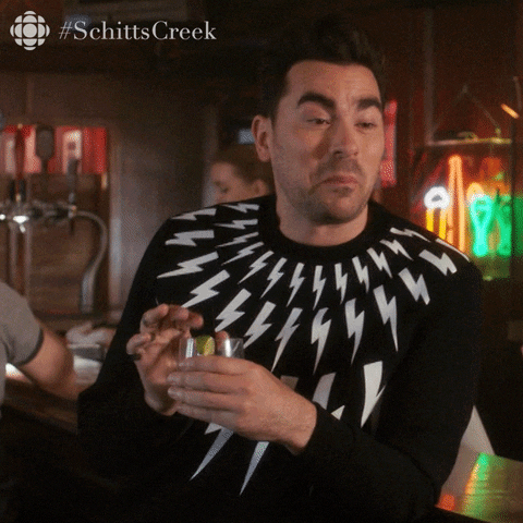 Checking In Schitts Creek GIF by CBC