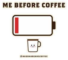 Cbd Coffee Sticker by buddhabeanscoffee
