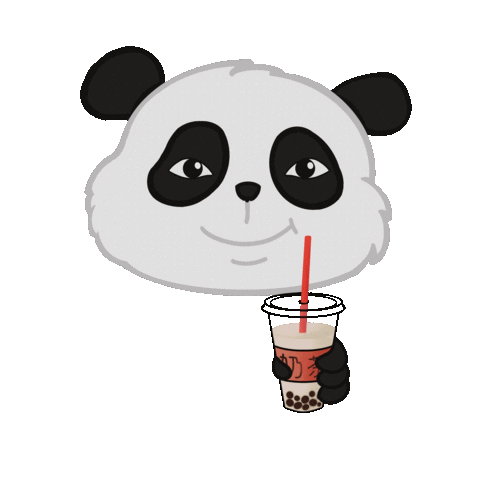 Bubble Tea Eating Sticker by Asie ESTP