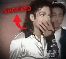Shocked Michael Jackson GIF
