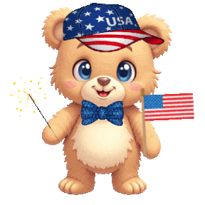 4Th Of July Usa Sticker