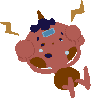 Illustration Crying Sticker