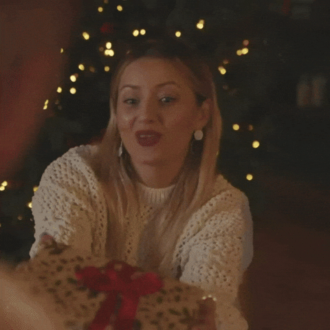 Secret Santa Christmas Gift GIF by Ai Nostri