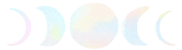 Rainbow Moon Sticker