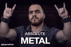 Rock N Roll Metallica GIF